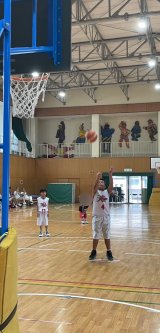 ホームコートにて練習試合🏀